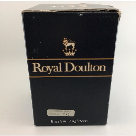 National League Beer Tankard Royal Doulton Tankard 281 of 1250 Original Box - Picture 8 of 10